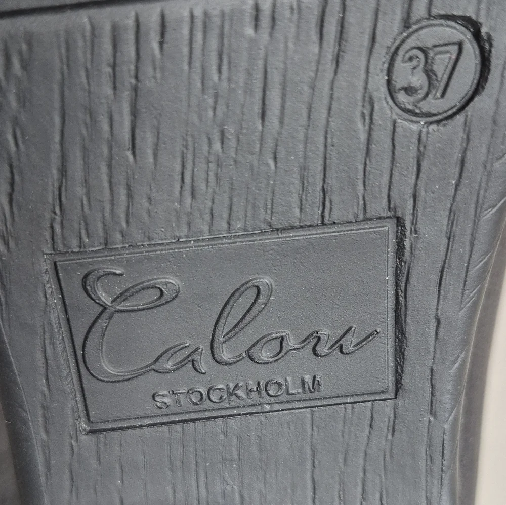 Calou Stockholm Julia Open Back Clog Bootie - Size 37
